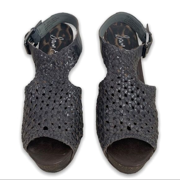 Sam Edelman Women's Kasi Woven Wedge Sandals - Picture 3 of 7